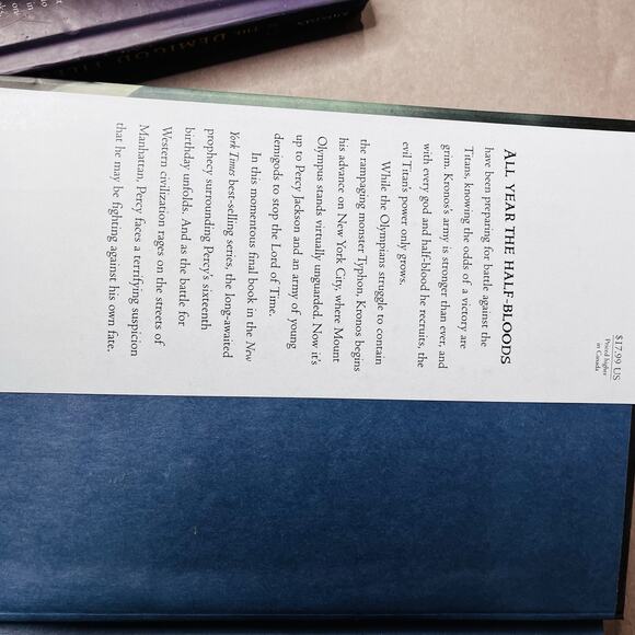 RICK RIORDAN Lot The Last Olympian Demigod Diaries & Demigod Files HC YA Fantasy - Picture 13 of 16